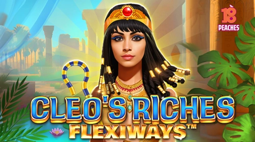 slot-11 Cleo's Riches Flexiways Kleopatra Tempel Palmen