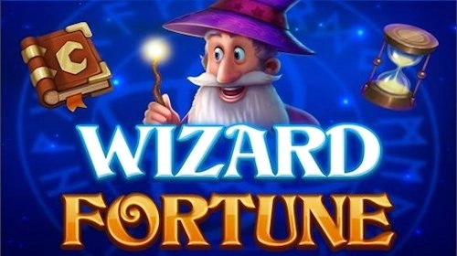 Wizard Fortune Zauberer Zauberstab Buch Sanduhr